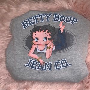 betty boop crewneck